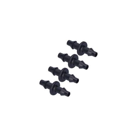 A 100 pièces Tuyau Arrosage Goutte à Goutte 4/7mm Connecteurs Barbelés à 2 Voies 1/4'' pour Tuyau d'arrosage de Jardin (1/5)