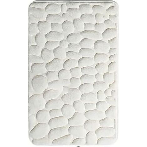 Stück 40x60cm Milchweiß Saugfähige rutschfeste Badezimmer-Eingangsmatte FLITI