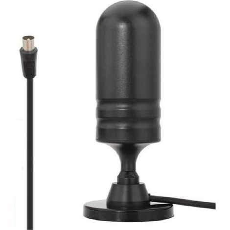 DVB-T-TV-Antenne, Innen-/Außenbereich, verstärkt, 36 dBi, für Wohnmobil/Auto