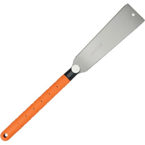 Scie à Main Japonaise à Double Tranchant - Tronçonneuse Interchangeable Avec Lame Flexible pour le Travail du Bois, Orange (1/5)
