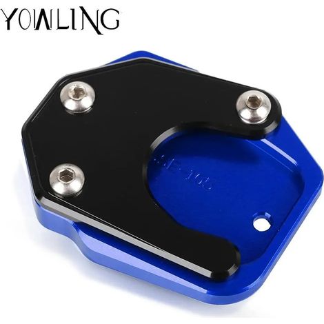 (Bleu et noir) Compatible avec Honda NC700D NC700 D INTEGRA 2012 2013 2014 2015 Moto - Béquille latérale CNC - Extension et support - Maxpower (1/4)