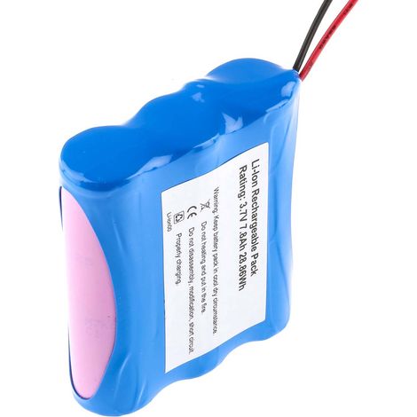 Rs Pro – Batterie rechargeable Lithium-Ion 3.7V 7.8Ah – Dimensions 68 x 55 x 19 mm – Pour appareils nécessitant alimentation stable