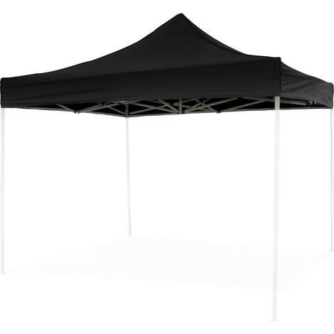 Telo tetto Nero 3X3 impermeabile per ricambio gazebo richiudibile EG49483