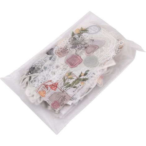 Lot de 260 Autocollants Étiquettes pour Scrapbooking - Accessoires en Papier - Motif Floral - Pour Calendrier, Scrapbooking, etc (1/5)