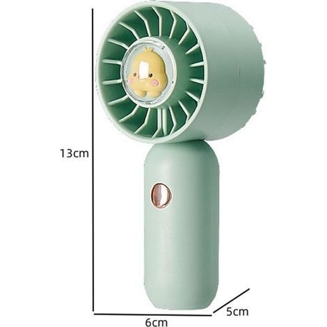 USB Tischventilator leise Mini Ventilator für Schreibtisch mit regelbaren Geschwindigkeitsstufen für Home Office, Schlafzimmer & Tisch PC (1/5)