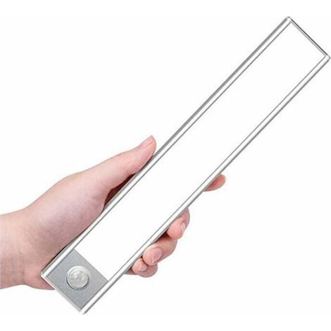 Bandeau lumineux LED magnétique pour cuisine - Aluminium argenté - LED intégrée 5500K (1/4)