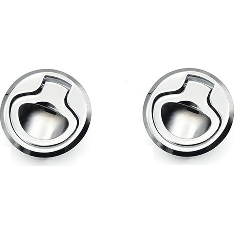 cerniere marine, maniglia girevole in acciaio inox 316 per portelli di armadietti e sportelli di imbarcazioni. (1/5)