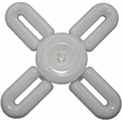 Trade Shop - VERFORMBARE KRONLEUCHTERLAMPE LED-LAMPE 60W 6500K 4-FACH WEISS E27 CCL-4+1 - (1/5)