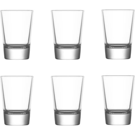 Lot de 6 verrines en verre 6,2cl, BOSTON