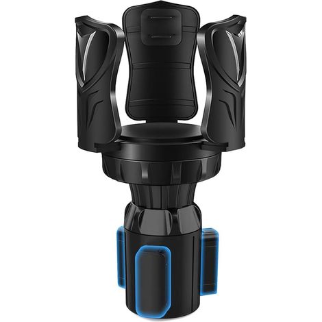 Porte-gobelet de voiture, porte-gobelet extensible réglable avec base et partie supérieure ajustables, porte-bouteille pour cendrier de voiture, tasses à café et canettes (1/5)