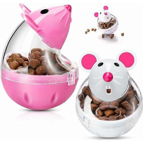 2 stuks interactieve voerballen voor katten, voerbakjes voor katten en muizen, speelgoedvoerballen, snoepballen, voerbak voor huisdieren (1/5)