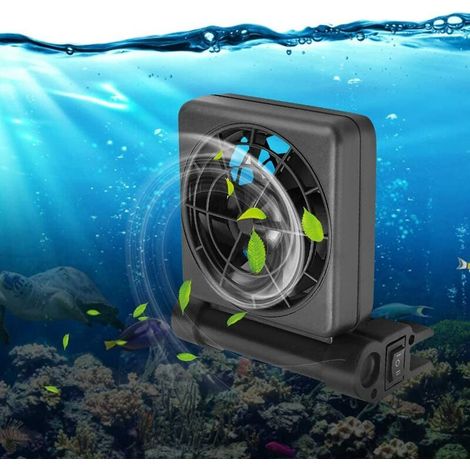 Ventilateur de réservoir de poissons Mini ventilateur de refroidissement d'aquarium réglable à tête unique pour refroidisseur suspendu d'aquarium 100-240V (règlement de l'ue) (1/5)