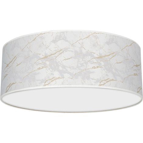 Plafonnier SENSO Milagro blanc tissu Ø50 cm 3xE27 IP20 (1/5)
