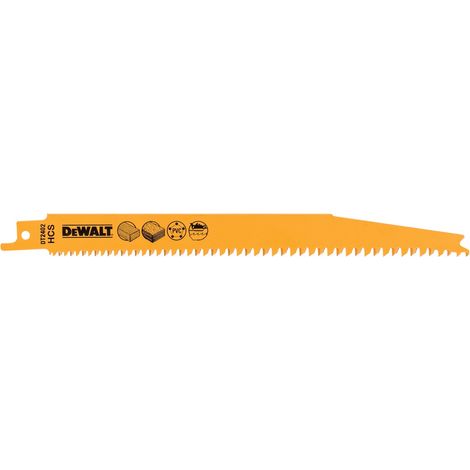 DeWalt Säbelsägeblatt HCS Holz 203 mm, 5 Stk.