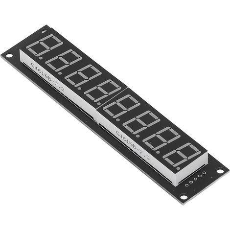 0,56 Zoll blaue LED-Segmentanzeigeröhre, 8-stellig, digital, 74HC595 Treibermodul, 3-poliger I/O-Anschluss, 5 V (1/5)