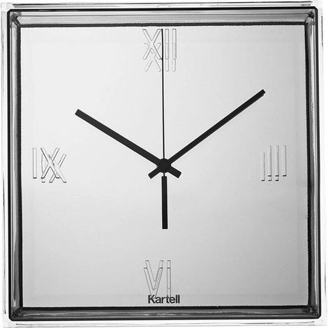 Orologio da parete Tic&Tac con numeri romani Cromato Kartell 01910XX (1/2)