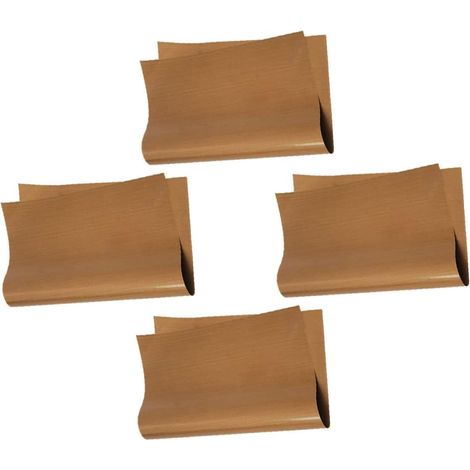 PRETYZOOM Lot de 4 Tapis de Cuisson en Matière Synthétique Résistants la Chaleur, Antiadhésifs et Faciles à Nettoyer, pour Four et Cuisson Réutilisable'sizename'60.00X40.00X0.13CM (1/5)