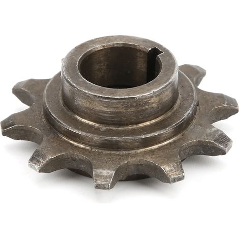 ANGGREK 10T Kettenrad COG 415 2-fach Kettenrad für motorisierte Fahrräder, Ersatzteil aus Eisenlegierung mit hoher Härte für einfache Montage, direkter Austausch.
