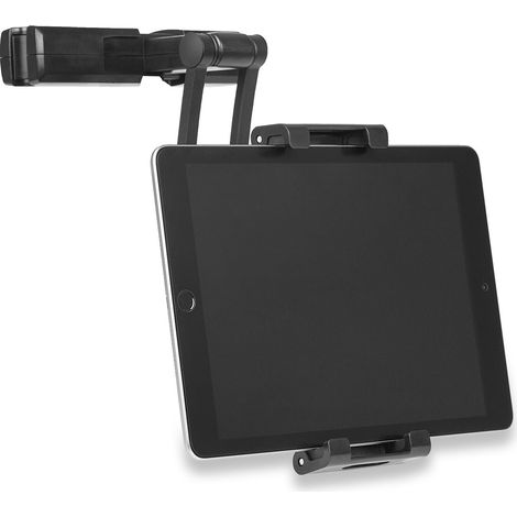 HEYNER® Tablethalter Auto Kopfstütze für Tablets und Smartphones 4,7-13 Zoll 360° Drehbar Schwenkbar Beugbar Verstellbar Universal Halterung (1/5)