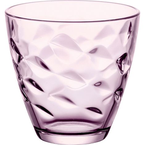 Lot de 6 verres à eau en verre coloré – Capacité 25 cl – Dimensions 8,3 x 8,3 cm – Lave-vaisselle – Pour boissons froides – Bormioli Rocco