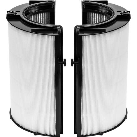 Für 2-in-1-Ersatzfilter, kompatibel mit Dyson HP04 TP04 DP04 PH04 HP09 TP09 HP07 TP07 PH03 PH01 Luftreiniger, H13 HEPA-Ersatzfilter, HEPA- und Aktivkohlefilter