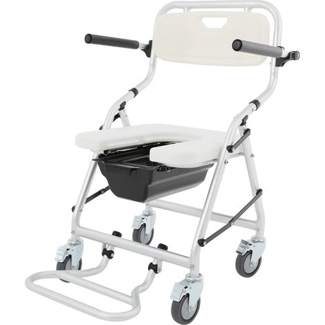 Comoda sedia da doccia, design pieghevole, maggiore mobilità, come mostrato (1/2)