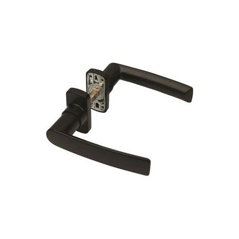 Maniglia a leva Hera FAPIM Quadrato di 8 - Profilo da 40 a 55 mm - Nero - 2041I37