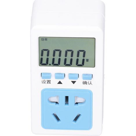 P06S-10T Compteur de consommation électrique, prise de mesure de puissance numérique miniature, détecteur domestique + convertisseur, norme australienne 250V, sans rétroéclairage, modèle P06S-10T (1/5)