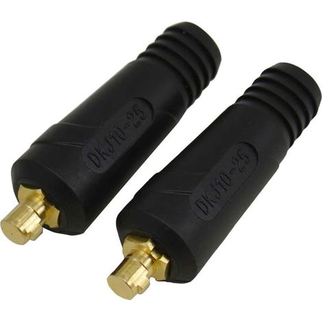 stücke Schweißen Draht Panel Stecker Set Quick Connect Dinse Stil 200 Amp DKJ10-25 MUMU (1/4)
