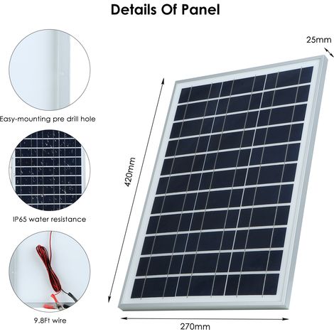 Kit de panneau solaire Flexible 60W DC 5V 18V, étanche IP65, Charge Portable pour l'extérieur (1/5)