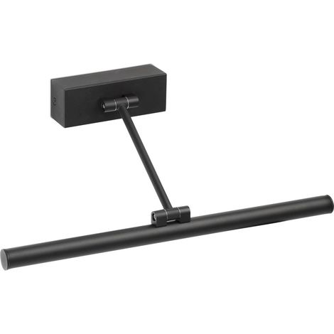MAGRITTE-1 LED Lámpara iluminacuadros negro 6W 61086