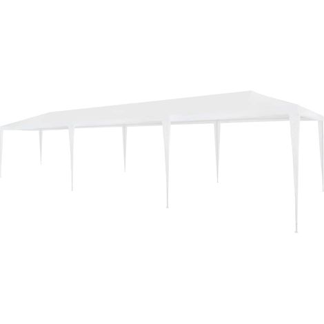 vidaXL Tenda per Feste 3x9 m in PE Bianca