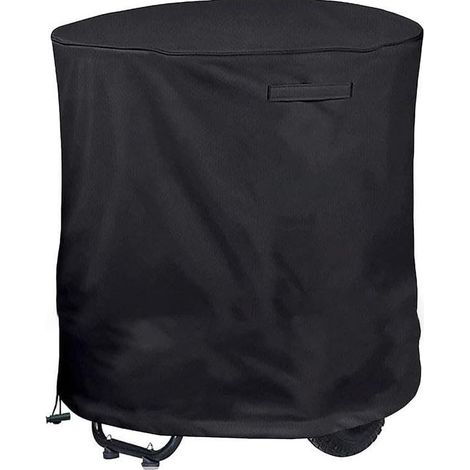 Housse de protection imperméable 600D pour broyeur de bois - Résistante aux UV et à la poussière - Noir - 0,9 x 1,1 m (1/5)