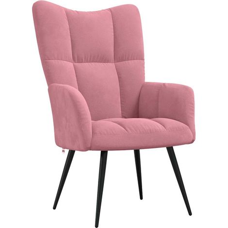 Maison Exclusive - Relaxsessel Rosa Samt (1/5)