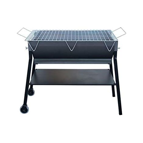 FLORES CORTES - Barbacoa Curva De 800 con Parrilla para Carbón y Leña (1/3)