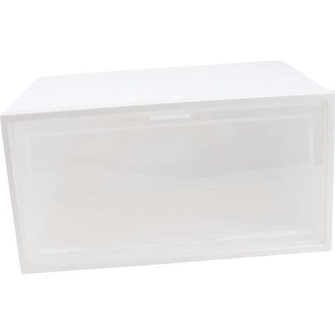 Stapelbarer, transparenter Schuhkarton, Schuhaufbewahrungsbox, Sneaker-Hülle