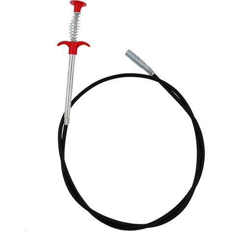 Outil télescopique ramassage débouchage conduits cheveux et déchets