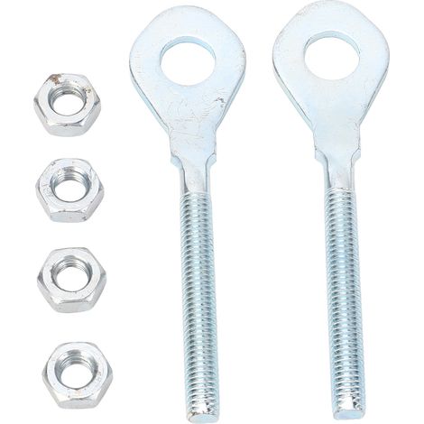 Ortviai Régulateur de Chaîne en Acier Inoxydable pour Quad et Moto Tout-Terrain 50 à 250 cm³ – Lot de 2 pièces