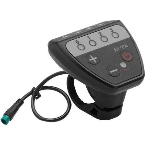 Vélo électrique 36V/48V, panneau de commande LED G20 étanche, noir (1/5)