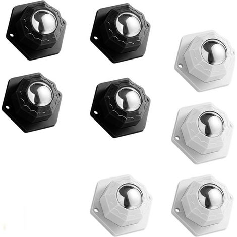 Roulettes de meuble - 8 pièces - Roulettes de transport - Auto-adhésives - Roulettes pivotantes - Roulettes - Rouleaux de meuble - 360 Degrés Rotatif - petites roulettes de meuble - Pour Sous Les Meub (1/5)