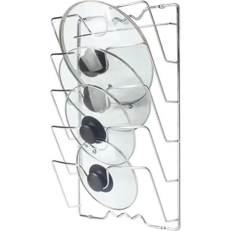 Couvercle de pot support de rangement support mural couvercle en verre support de couvercle de pot cuisine