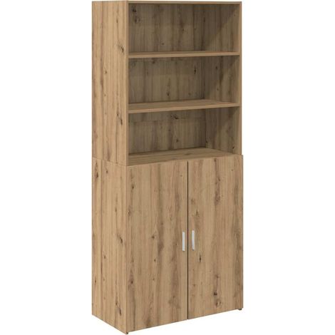 Maison Exclusive - Alacena Roble artesanal 80 x 42,5 x 185 cm Mad