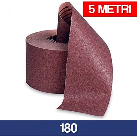 CARTA ABRASIVA MINIROTOLO MAURER MRD GR180 5MT
