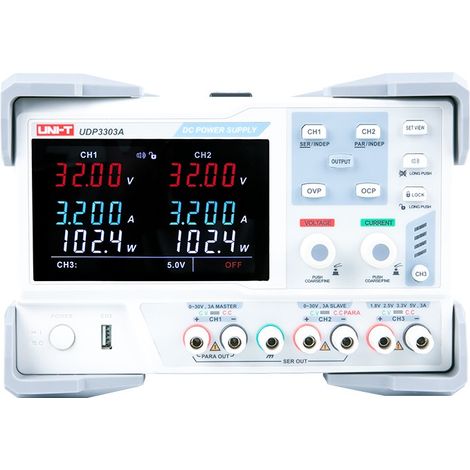 Uni-T UDP3303A Bloc d'alimentation 195W pour laboratoire (1/5)