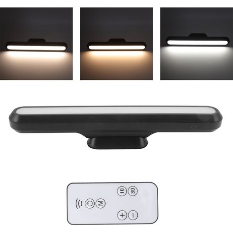 Wiederaufladbare LED-Schreibtischleuchte per USB, dimmbare, schwarze magnetische Leseleuchte, batteriebetrieben, berührungsempfindliche Schrankleuchte (1/5)