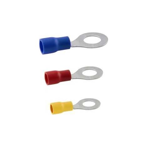 Terminal Pre-aislado Faston Redondo 6.4 Mm Amarillo CABLES - Cobre Electrolítico, PVC - Pack 100 Uds (1/2)