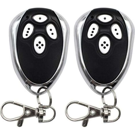 Télécommande Garage 2 Pièces pour Moteur Porte Sectionnelle 433 MHz Code Roulant (1/5)