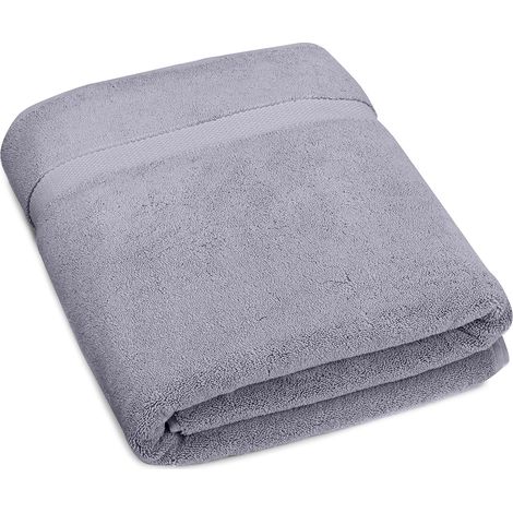 Serviette De Bain - 70 X 140 Cm - 500 G M² - 100 % Coton - Absorbante - Pour Adulte - Lot De 2 (1/5)