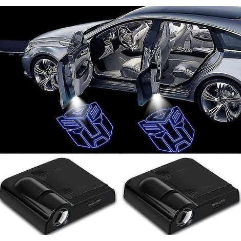 Stück Transformers Autobot Türlicht Logo Projektor LED Kabelloses Türschattenlicht Willkommensbeleuchtung