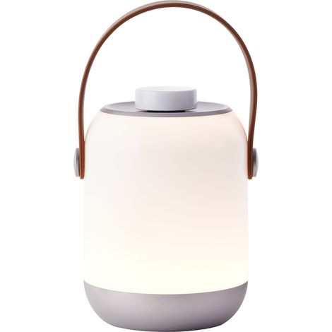 BRILLIANT Lampe de table extérieure à LED sur batterie Gemma, blanche